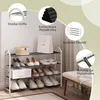 EUGAD Schuhregal mit 4 Ebenen leichte Schuhablage für 12-16 Produktbild-Vorschau 5
