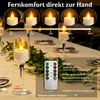 12er LED Teelichter mit Ladestation, Fernbedienung, Produktbild-Vorschau 3