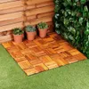 Drevené terasové dlaždice 30x30 cm 9 ks. Náhľad obrázku produktu 2