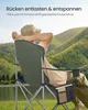SONGMICS Faltbarer Outdoor-Stuhl, breiter Sitz, hohe Produktbild-Vorschau 5