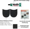 Tank Absatz schwarz 45/46  / Kövulfix 60g / Schuhreparatur Produktbild-Vorschau 2