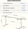 FLEXISPOT EN1 Höhenverstellbarer Schreibtisch 160x80cm, 100 Produktbild-Vorschau 7