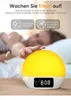 Tageslichtwecker Lichtwecker Projektion Doppelalarm LED Produktbild-Vorschau 5