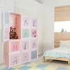 Armoire modulaire pour enfants avec portes & tringle à Voir les images du produit 3