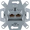 Hager Datendose f.2Cat.6A G3140 Anschlüsse 8/8polig Produktbild-Vorschau 2