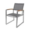 A single outdoor chair with armrests, presented against a white background. Produktbild-Vorschau