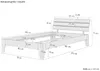 Kieferbett natur Einzelbett Futonbett Produktbild-Vorschau 4