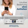 Blaupunkt Nostalgieradio Milano in Weiß, Bluetooth, CD, Produktbild-Vorschau 5