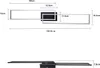 ZMH lampa sufitowa LED lampa sufitowa czarna rama lampa do Podgląd zdjęcia produktu 7