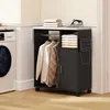 Bügelschrank auf Rollen mit ausklappbarem Bügelbrett und Produktbild-Vorschau 4