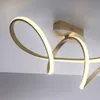 Plafonnier LED laiton mat, intensité lumineuse variable, L Voir les images du produit 9