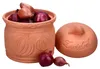 Terra Zwiebeltopf mit Deckel Ø 17,8cm aus Terrakotta Produktbild-Vorschau 1