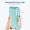 Hülle für Huawei P30 Case Cover Bumper Silikon Softgrip Produktbild-Vorschau 2