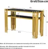 Konsolentisch 128x44x80cm Esstisch Schreibtisch Produktbild-Vorschau 7