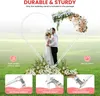 Svatební oblouk ve tvaru srdce – stojan na pozadí – Náhled obrázku produktu 3