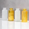 4er Set Vase Gelb H14cm Glas Blumenvase Tischdeko Frühling Produktbild-Vorschau 2