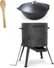 Set Utschak, 37 cm + 9 Liter ANTIHAFT Kasan Kazan aus ALU + Produktbild-Vorschau 1