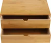 Schreibtisch Organizer mit 2 Schubladen Bambus Produktbild-Vorschau 5