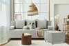 Couch FIREZE mit Puff 3in1 SATZ - Sofa mit Schlaffunktion - Produktbild-Vorschau 1