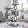 PawHut Mačací strom, mačací domček, hojdacie ležadlo, Náhľad obrázku produktu 2