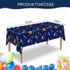 Tischdecke Geburtstag Astronauten Motiv Wasserdicht Plastik Produktbild-Vorschau 2