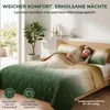 Sleep Comfy Sommerbettdecke 135x200 cm Grün mit Kissenbezug Produktbild-Vorschau 6