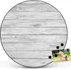 Design Stahlmagnettafel Schwarz Rund 47cm Weiß Gebeizt Produktbild-Vorschau 7