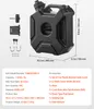 Bidon de carburant VEVOR 5 L, bidon d'essence avec bec Voir les images du produit 7