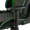 Close-up of a gaming chair's armrest and seat. Produktbild-Vorschau