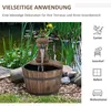 Outsunny Gartenbrunnen Wasserspiel Springbrunnen Produktbild-Vorschau 5