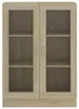 vidaXL Vitrína Sonoma dub 82,5x30,5x115 cm odvodený výrobok Náhľad obrázku produktu 5