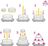 2-stöckiger Tortenständer 30/20 cm Brand4Cake Produktbild-Vorschau 5