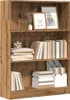 vidaXL Bücherregal Artisan-Eiche 80x24x109 cm Holzwerkstoff Produktbild-Vorschau 6