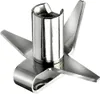 A close-up studio shot of a blender blade attachment. Voir les images du produit