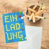 Einladungen Bunte Bausteine inkl. Kuverts, 5 Stk. Produktbild-Vorschau 3