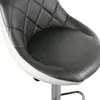 Barhocker 2er-Set, Barhocker aus Kunstleder mit Rückenlehne Produktbild-Vorschau 5
