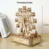 3D-Puzzle 3D Holzpuzzle, DIY Riesenrad Spieluhr mit Produktbild-Vorschau 6