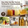 gouveo 20er Set Glasflaschen 750 ml Rondo mit Produktbild-Vorschau 2