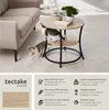 Table d’appoint Saint Louis 55x56cm - Bois clair Voir les images du produit 2