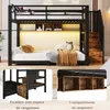 Etagenbett 140 x 200 cm mit LED-Lichtleiste & Produktbild-Vorschau 10