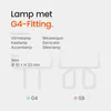 Osram -Halogeen Insteeklamp GY6.35 Helder - 20W 300lm 2800K Productafbeelding-voorbeeld 4