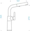 Schock Küchenarmatur SC-540 Chrom/Cristadur ausziehbarer Produktbild-Vorschau 4