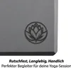 Yoga Block 4er Set VonBueren grau | 22 x 12 x 7,5 cm je Produktbild-Vorschau 5