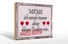 Holzschild Spruch 30x20cm Mama deine Tochter Herzen Produktbild-Vorschau 1