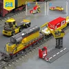 Stavebnice dieselové lokomotivy s návěsem, jeřábem, RC/APC Náhled obrázku produktu 2