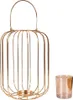 Elegante Kerzenlaterne aus Metall und Glas für Kerzen oder Produktbild-Vorschau 9