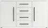Modena K2D4SZ Kommode, 150 cm – Moderne dressoir met 4 Productafbeelding-voorbeeld 5