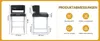 Lot de 2 tabourets de bar, style nordique, carrés, Voir les images du produit 15