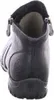 The back view of a black leather boot. Produktbild-Vorschau