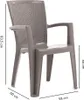 6er-Set Stühle aus Polypropylen monoblock, stapelbar mit Produktbild-Vorschau 5